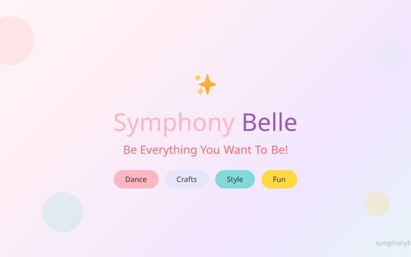 SymphonyBelle.com website